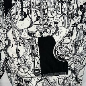 New Lularoe Musical Instrument Leggings Piano Guitar Drums Horns Flute Teacher